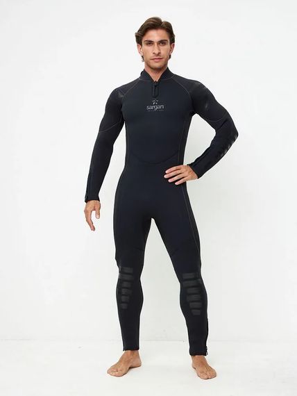 Гидрокостюм Sargan Black King 4/ZIPP Long Men черный 5 мм