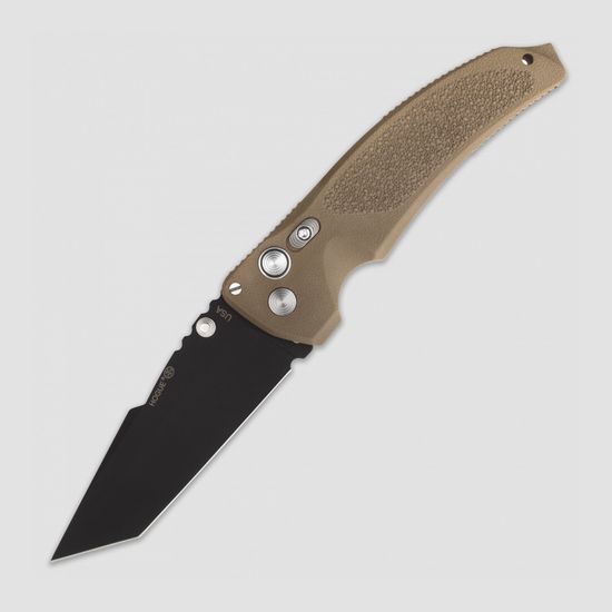 Складной нож HOGUE «EX-03 Black Tanto Blade» HG/34343BK c клинком из стали 154CM, рукоять PPS (Инженерный пластик)