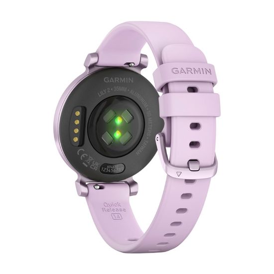 Умные часы Garmin Lily 2 сиреневый металлик с сиреневым силиконовым ремешком