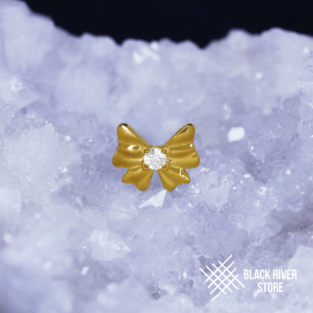 Bow Crystal PVD Yellow