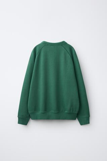 ZARA - FRUIT OF THE LOOM™ ТОЛСТОВКА С ВЫШИВКОЙ, ЗЕЛЕНЫЙ