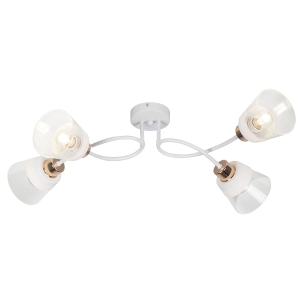 Люстра Rivoli Elif 9197-304 4хЕ27 40Вт модерн | Rivoli