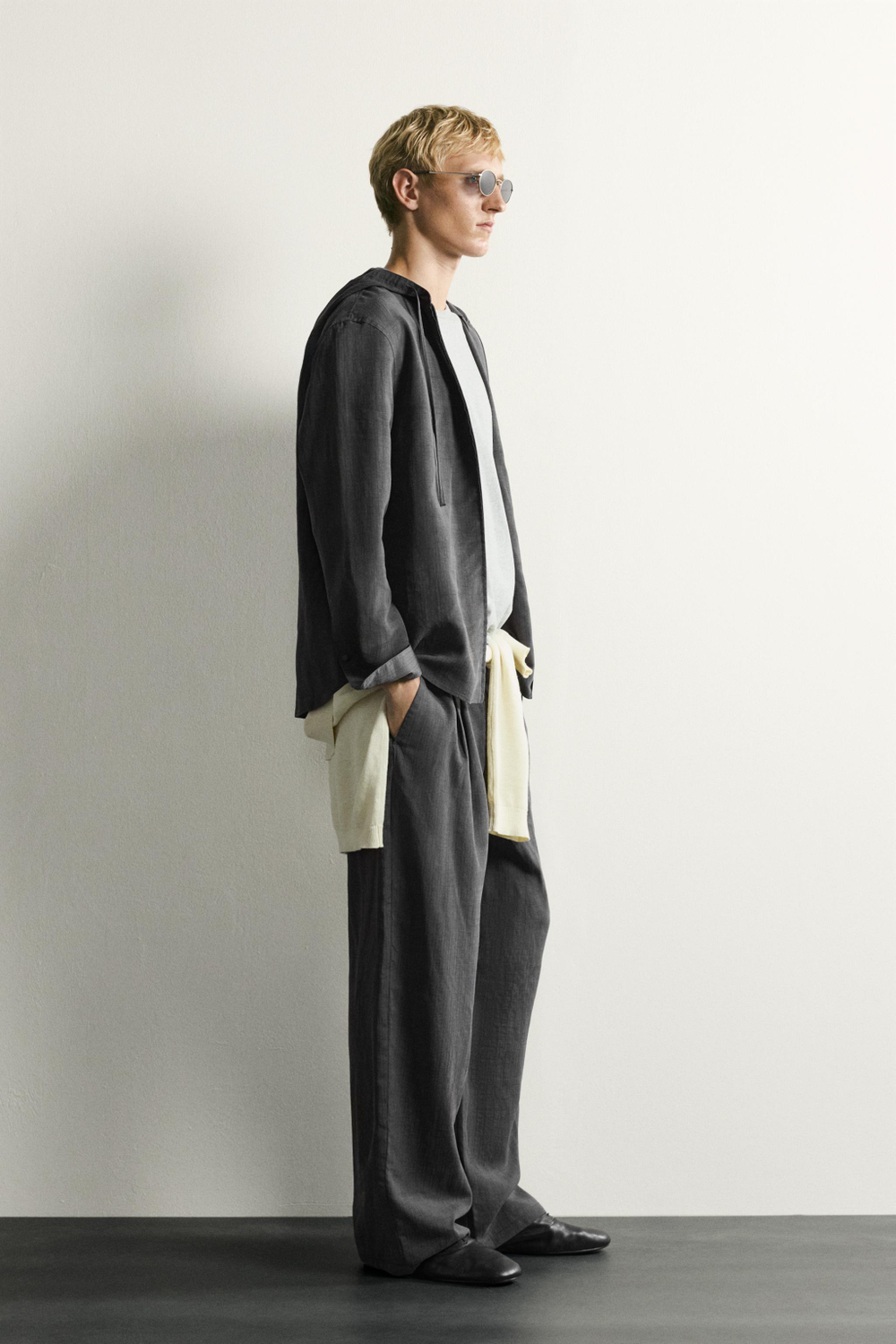 БРЮКИ RELAXED FIT В ПОЛОСКУ — ZARA