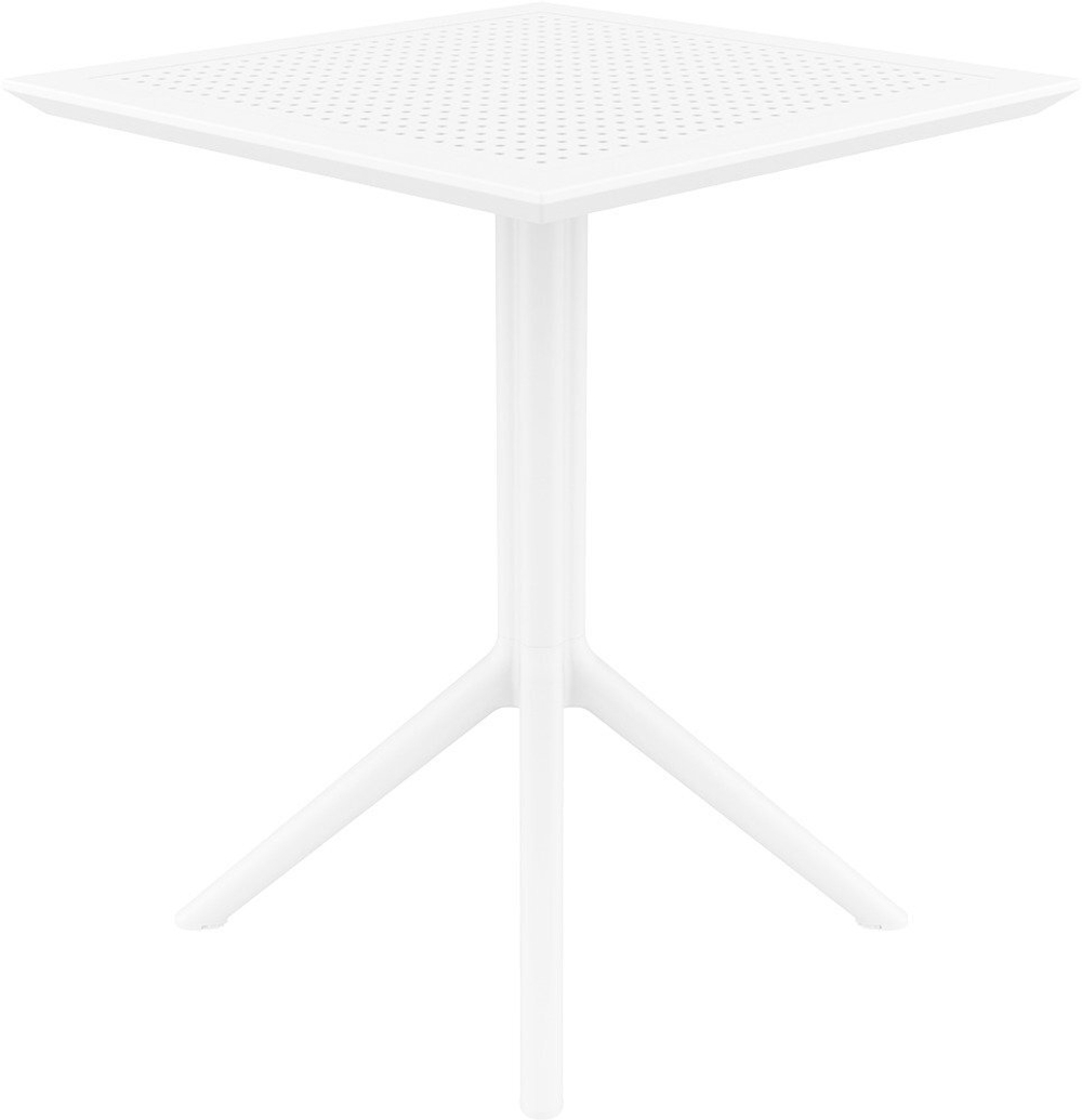 Стол пластиковый складной Siesta Contract Sky Folding Table 60, белый