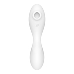 Белый вибратор 3-в-1 Curvy Trinity 5+