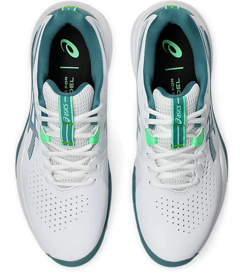Мужские кросовки для Padel Asics Gel-Challenger 15 Padel - white/misty pine