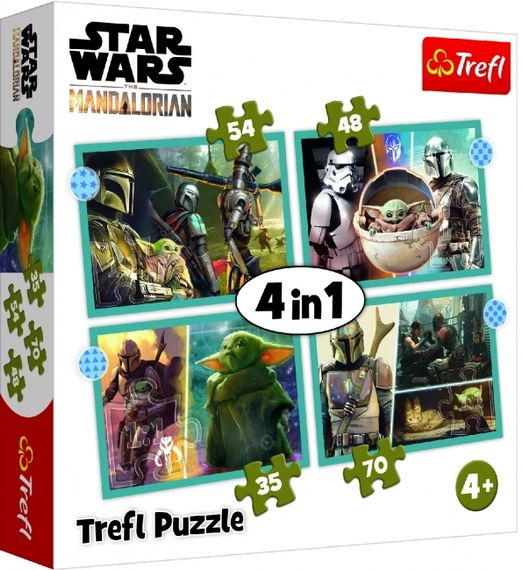Puzzle - "4in1" - The Mandalorian / Lucasfilm Star Wars The Mandalorian