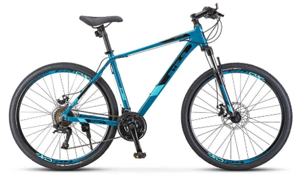 Велосипед Stels Navigator-720 MD 27.5" V010 (2020) 15.5 темный/чирок