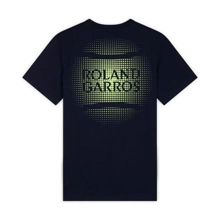 Мужская теннисная футболка Roland Garros Back Ball - navy blue