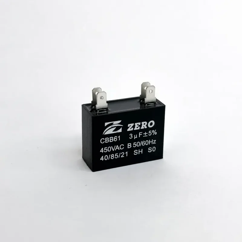 Пусковой конденсатор CBB61 3uF 3 мкФ 450V клеммы