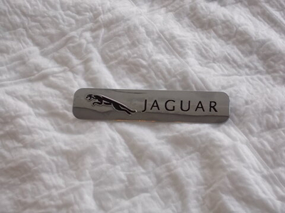 Логотип Jaguar. Цветной. Большой (12.5 х 3 см)
