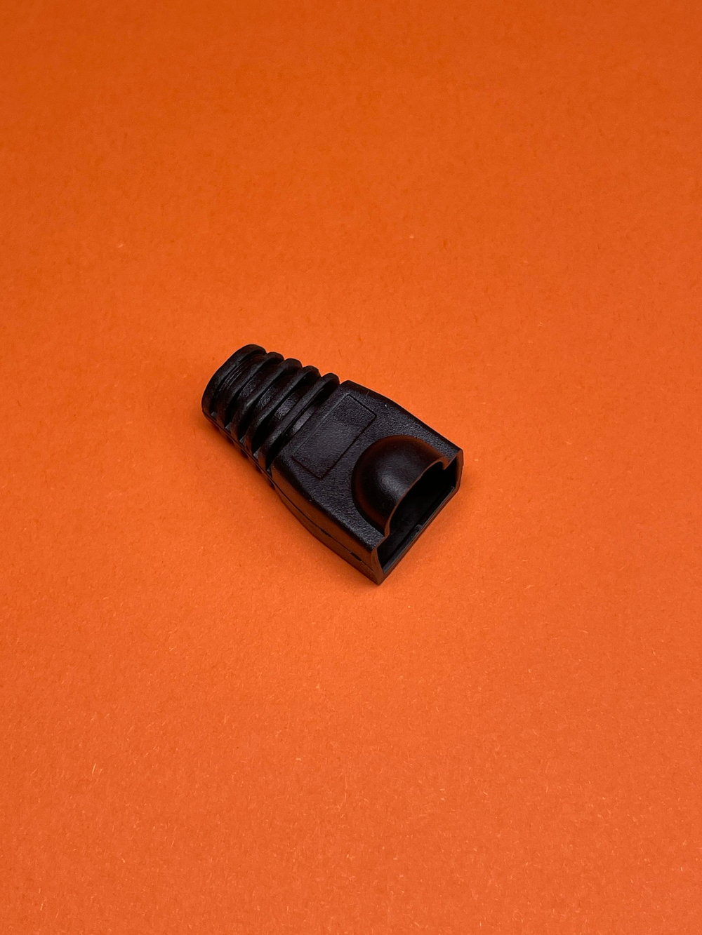 10 шт. Колпачок изолирующий для кабеля RJ-45, для витой пары, для разъемов коннектора патч корда, для интернет кабеля диаметр 6,5 мм, черный