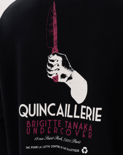 UNDERCOVER x BRIGITTE TANAKA СВИТШОТ ЧЕРНЫЙ