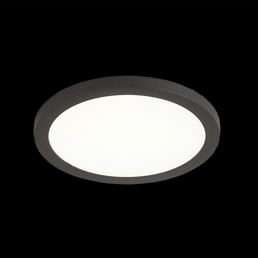 Citilux Омега CLD50R082 LED Встраиваемый светильник с диммером Чёрный