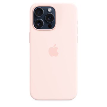 Силиконовый чехол Apple для iPhone 15 Pro с MagSafe Розовый