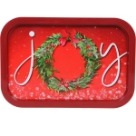Поднос жестяной 34*23см «JOY»