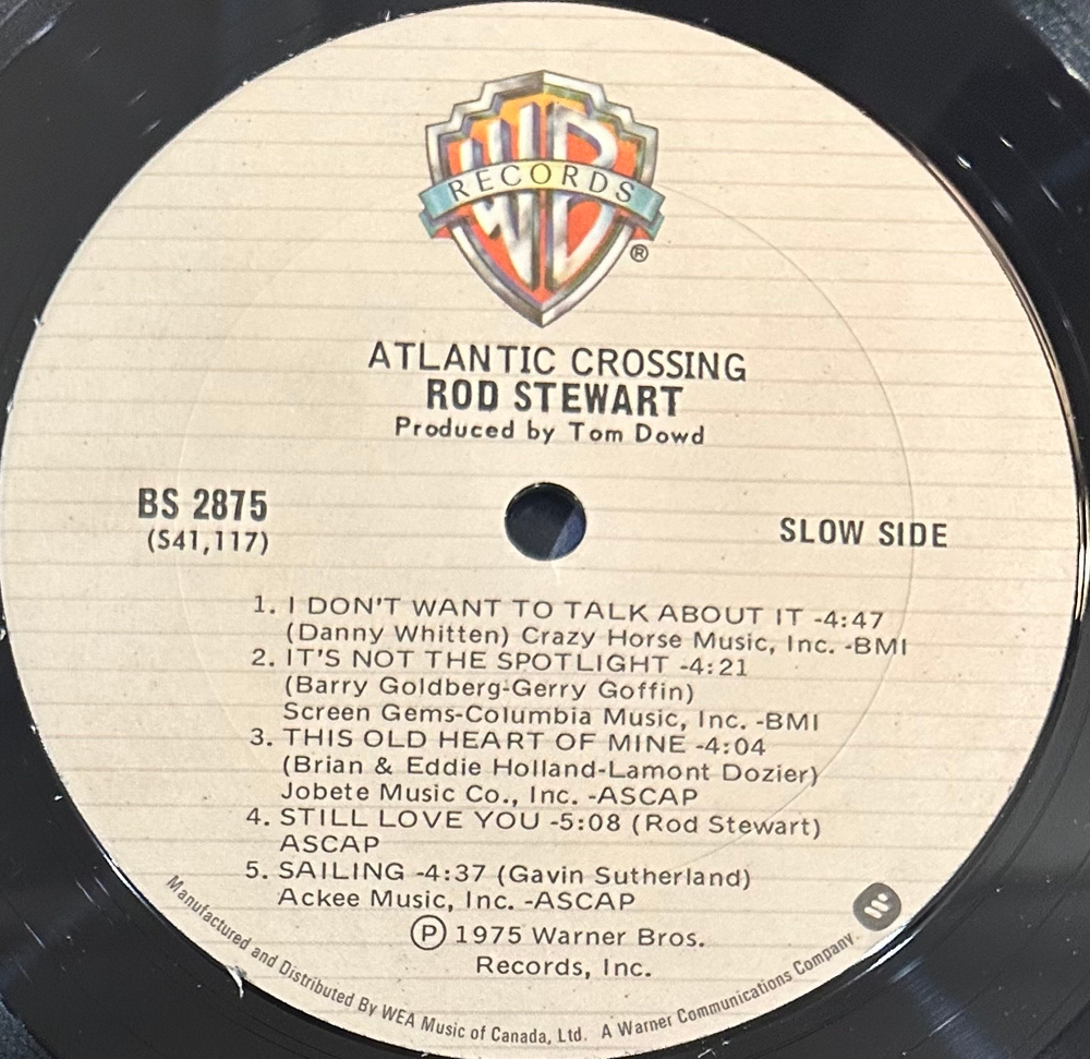Rod Stewart - Atlantic Crossing (Канада)