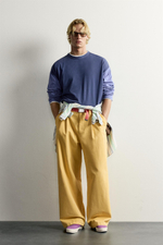 ФУТБОЛКА С ДЛИННЫМИ РУКАВАМИ COLOR BLOCK — ZARA