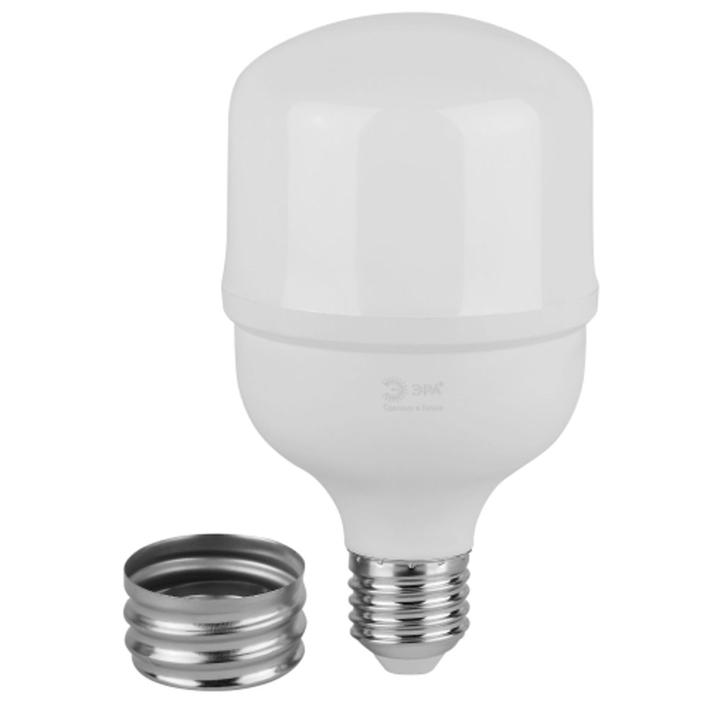 Лампа светодиодная ЭРА GREEN LINE LED POWER T80-40W-865-E27/E40 GL 40Вт колокол холодный свет Е27/Е40 | Лампы cветодиодные POWER