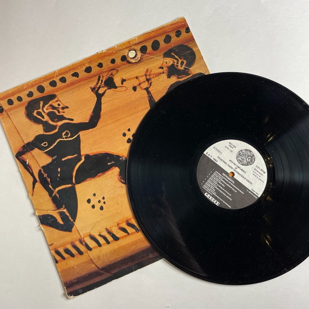 Винтажная виниловая пластинка LP Сборник Греческой Музыки Ellas (Греция 1983)
