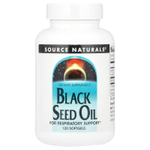 Source Naturals, масло чёрного тмина, 120 капсул (500 мг в 1 капсуле)