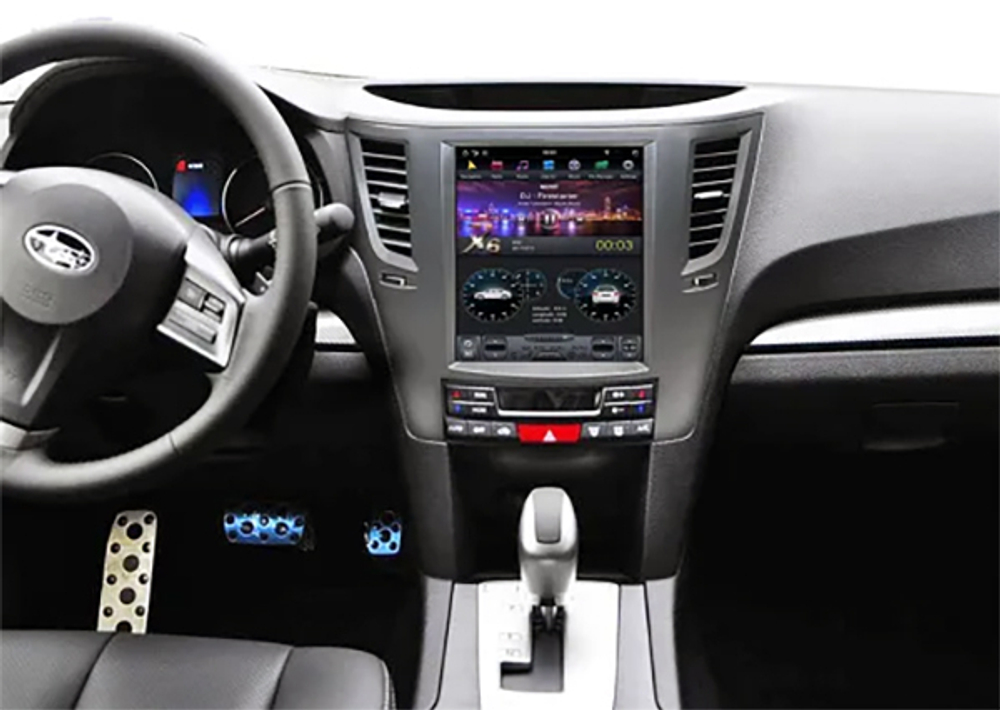 Автомагнитола Тесла стиль для Subaru Outback, Legacy 2009-2013
