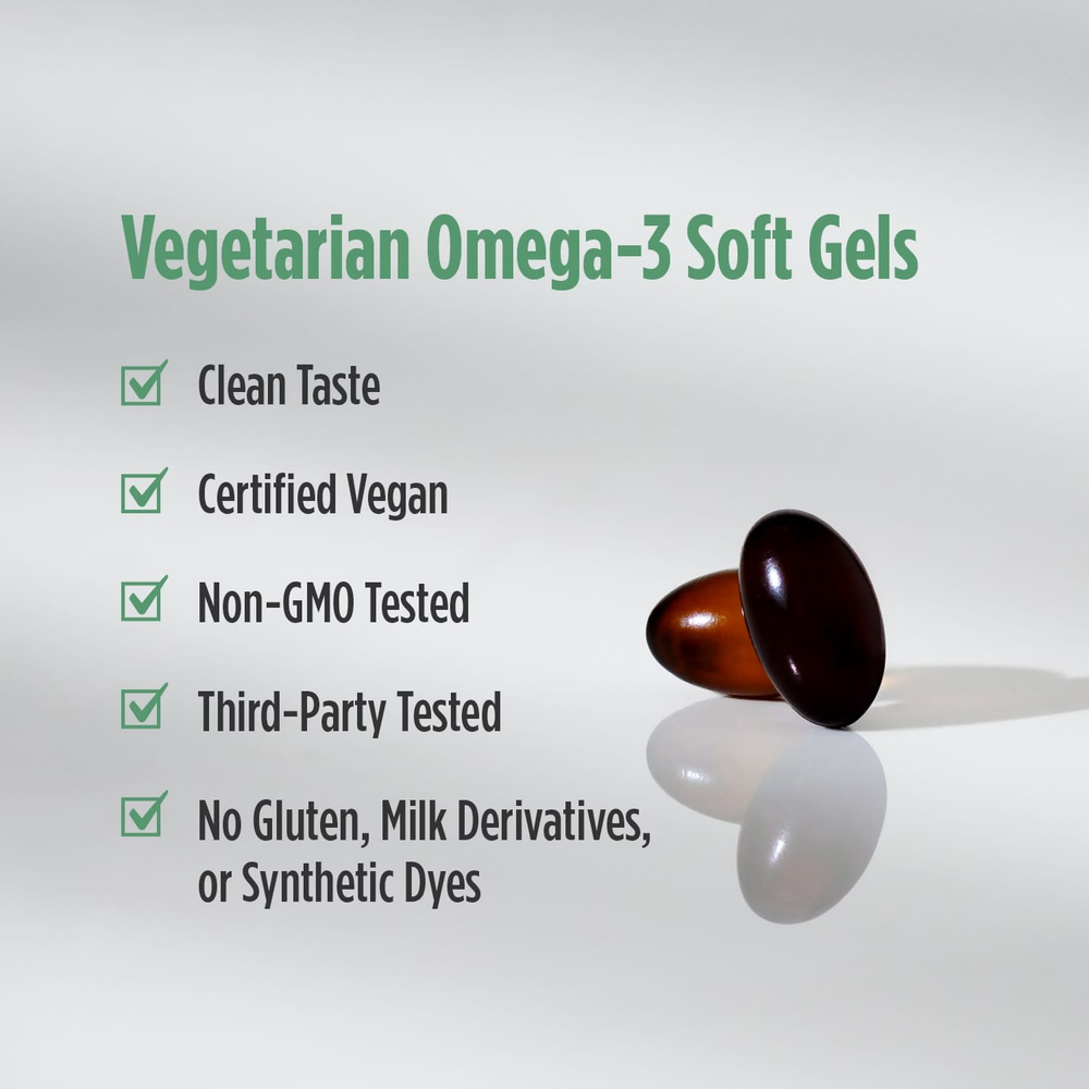Nordic Naturals, Algae Omega, 60 мягких таблеток (357,5 мг в мягком геле)