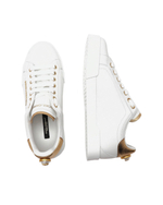 Кожаные кроссовки Dolce & Gabbana - белый(CK1602 AN298)