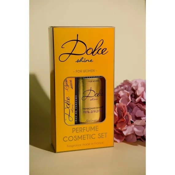 Подарочный набор женский Dolce Shine, гель для душа 250 мл, парфюмерная вода 30 мл
