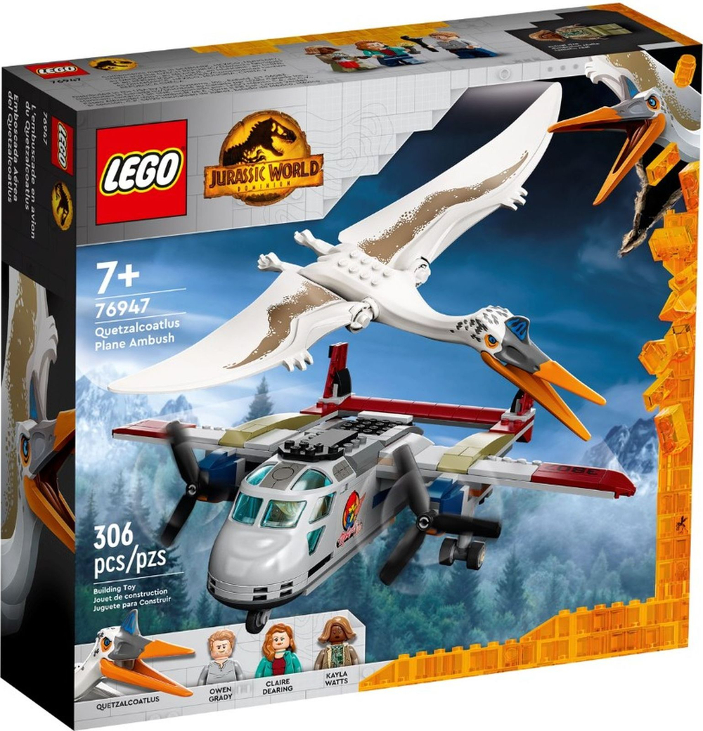 Конструктор LEGO Jurassic World, 76947, Кетцалькоатль: нападение на самолёт