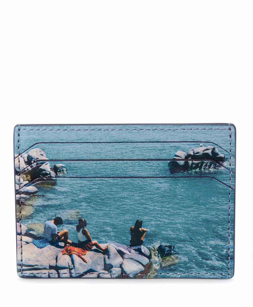 Чехол для карточек тонкий/ Mediterranean Print