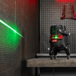 Лазерный уровень Matrix ML 06 Green, 30 м, 520 нм, аккумулятор Li 2800 мАч, резьба 5/8"