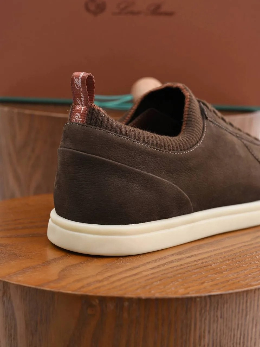 Коричневые кроссовки Loro Piana Soho 2.0 Walk
