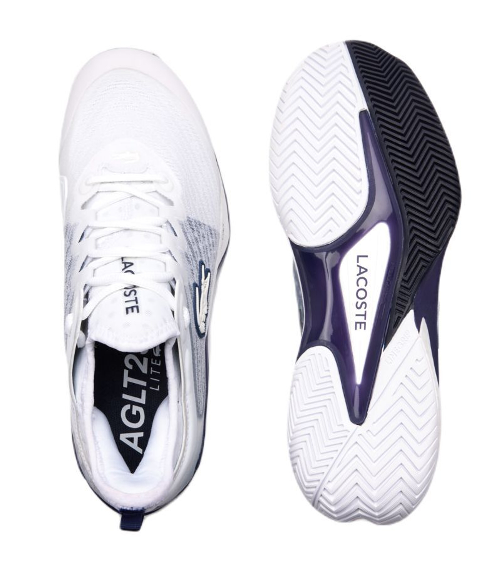 Мужские кроссовки теннисные Lacoste SPORT AG-LT23 Lite - белый