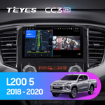 Teyes CC3 2K 9"для Mitsubishi L200 5 2018-2020