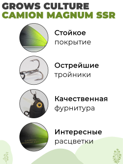 Воблер крэнк Camion Magnum SSR 36 мм 3.3 г цвет #10