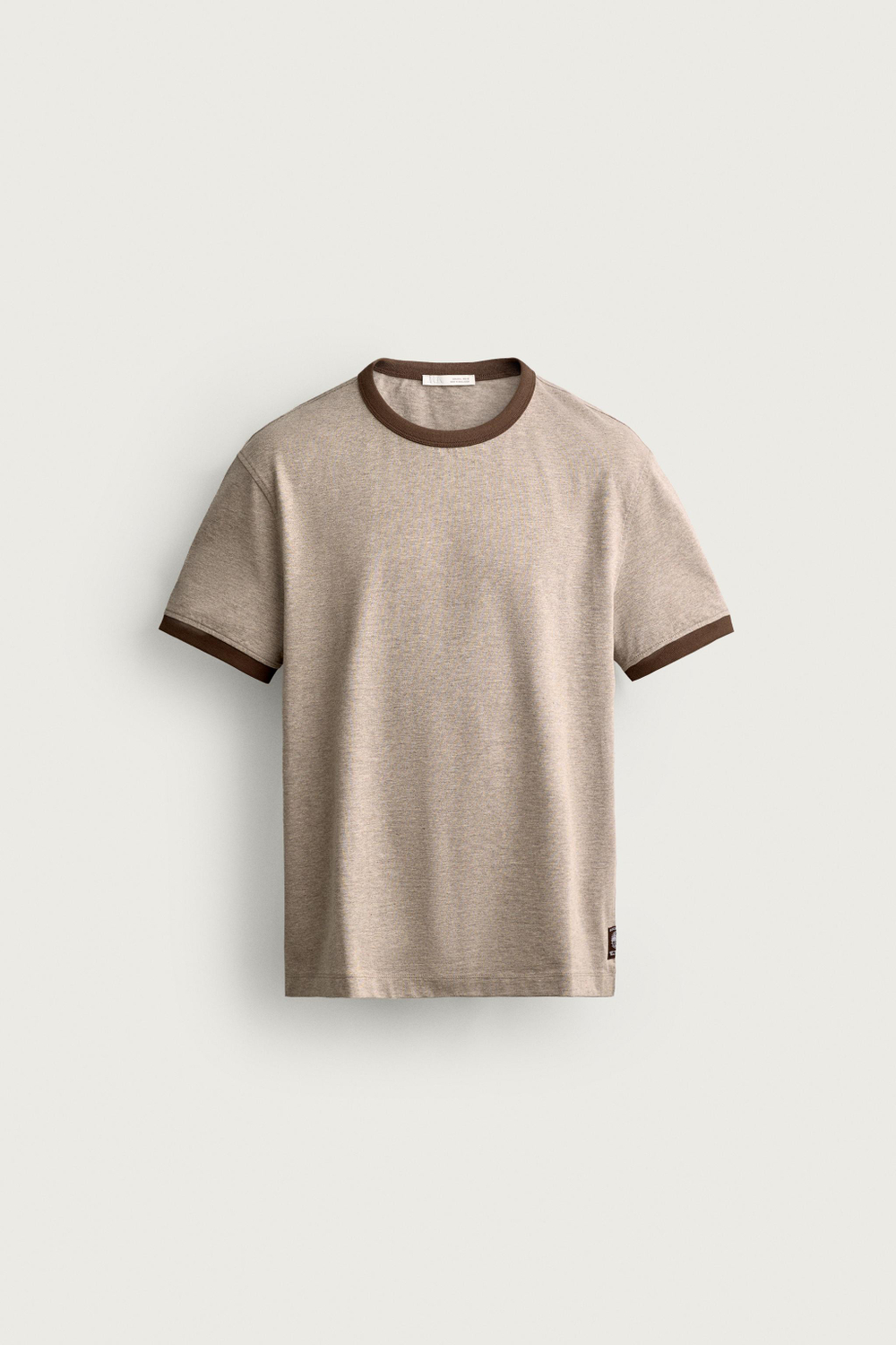 ФУТБОЛКА КОНТРАСТНОГО КРОЯ — ZARA