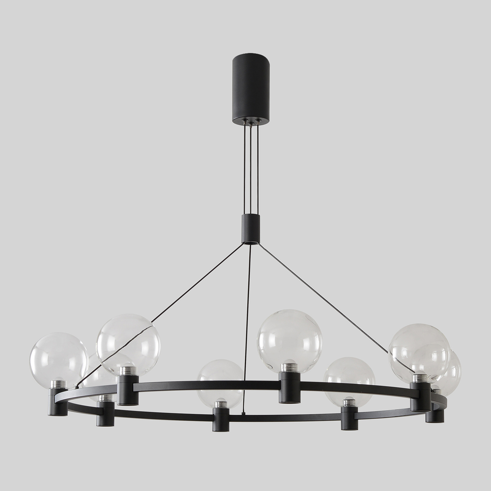 Подвесная светодиодная люстра Crystal Lux DUET SP56W LED BLACK