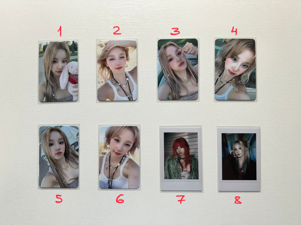 Фотокарты Yuqi (G)I-DLE - YUQ1 (Apple music)