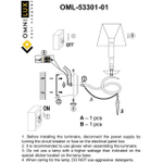 Настенный светильник Omnilux Padru OML-53301-01