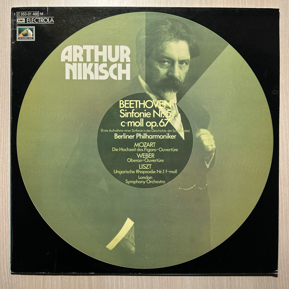 Бетховен, Моцарт, Вебер, Лист - Артур Никиш (Германия)