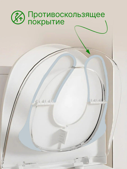 Накладка детская на унитаз NYU серая