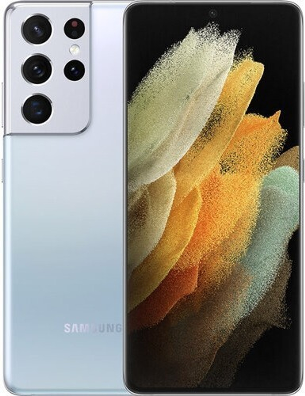 Смартфон Samsung Galaxy S21 Ultra 5G 128Gb Phantom Silver (SM-G998BZSDSER)