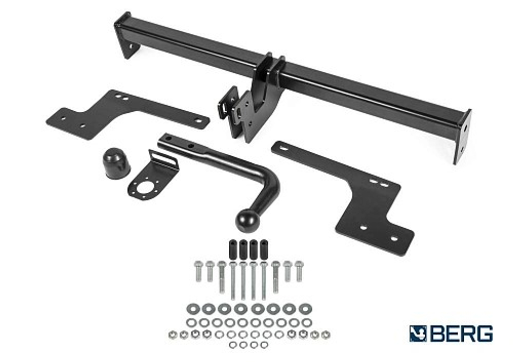ТСУ для Renault Duster (2010-2015, 2015-2020, 2020-), Renault Kaptur (2016-2020, 2020-), Nissan Terrano (2014-), шар А, 1200/75 кг. F.4711.001