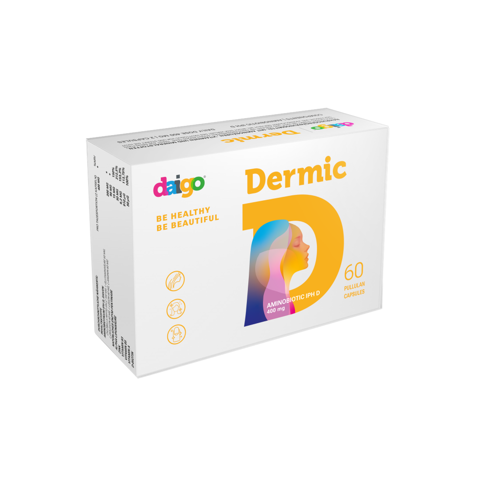 Daigo Dermic | Комплекс с пептидом хлореллы для кожи, волос и ногтей, 60 капсул
