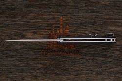 Нож складной CJRB J1902-CF Briar, клинок 95мм, сталь D2, рукоять карбон