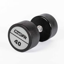 Гантельный ряд полиуретановый (шаг 2,5 кг, 5 пар) PROFI-FIT 40-50 кг