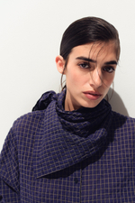 Рубашка с шалью из гофрированной ткани - H&M