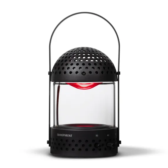 Transparent Transparent Light Speaker Black