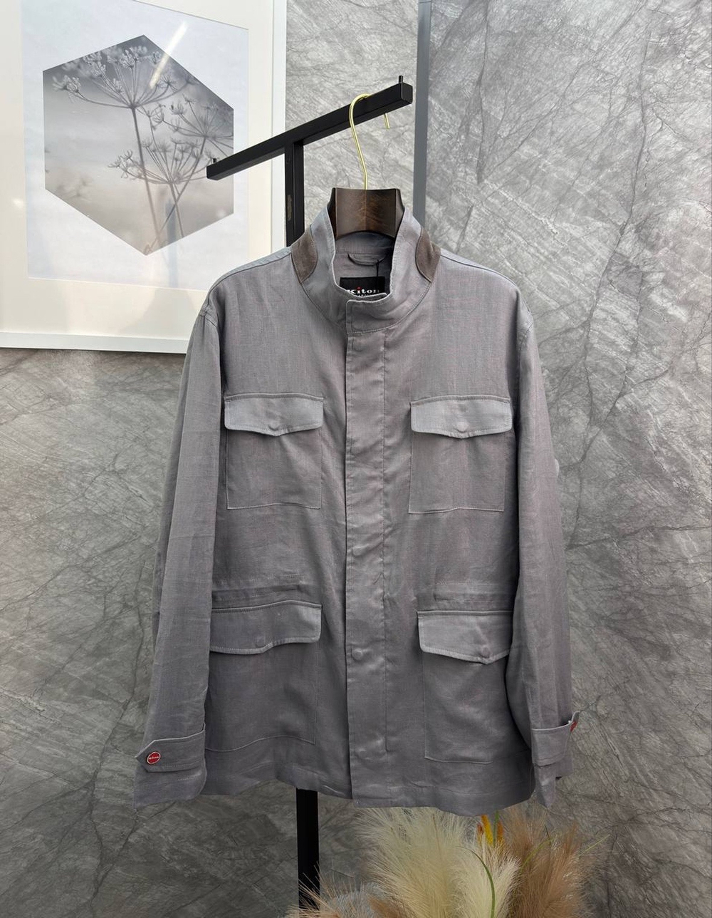 Льняная ветровка Kiton